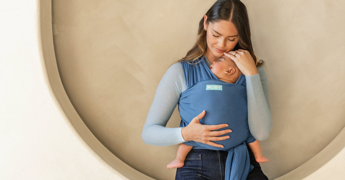 Moby Wrap Newborn Hug Hold Instructions