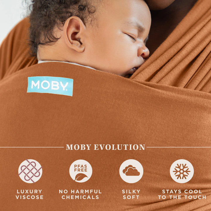 moby evolution features luxury viscose, no harmful chemicals, pfas free, silky soft, stays cool to the touch