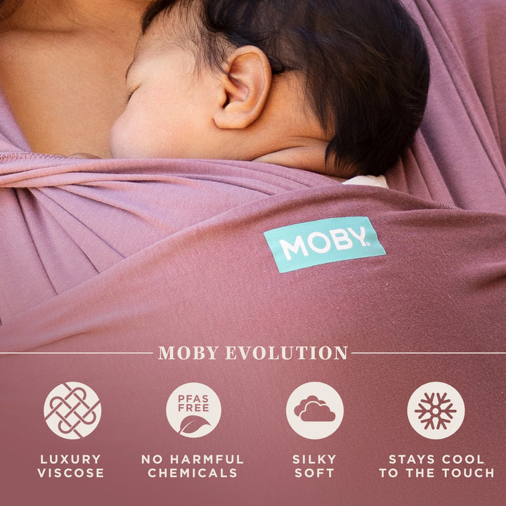 moby evolution features luxury viscose, no harmful chemicals, pfas free, silky soft, stays cool to the touch