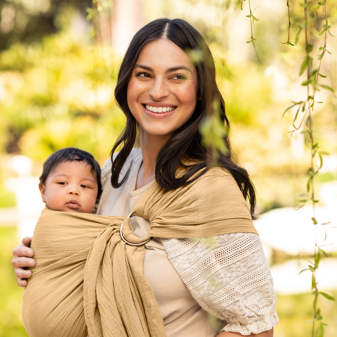 MOBY Ring Sling - Saffron-Baby Slings-Moby Wrap