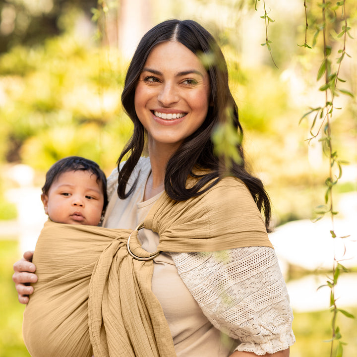 MOBY Ring Sling - Saffron-Baby Slings-Moby Wrap