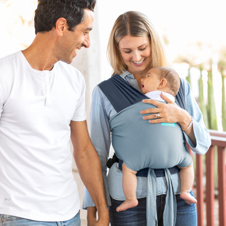 Easy-Wrap Carrier - Sea Spray Blue-Baby Carriers-Moby Wrap
