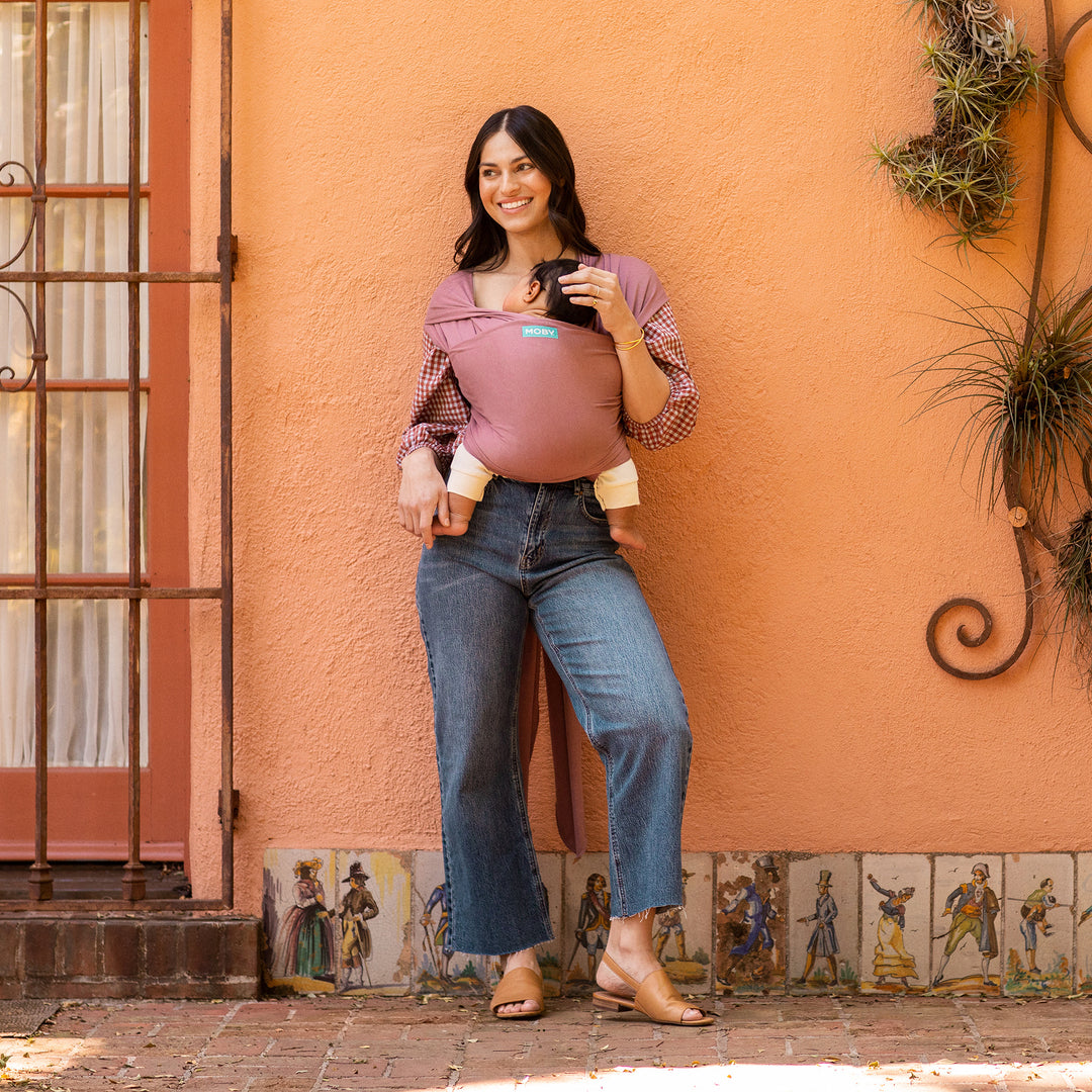 MOBY Wrap Evolution - Terracotta-Baby Wraps-Moby Wrap