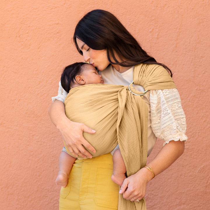 MOBY Ring Sling - Saffron-Baby Slings-Moby Wrap