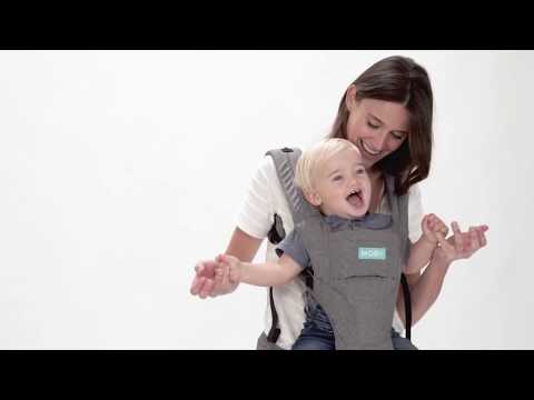 2-in-1 Carrier + Hip Seat - Grey