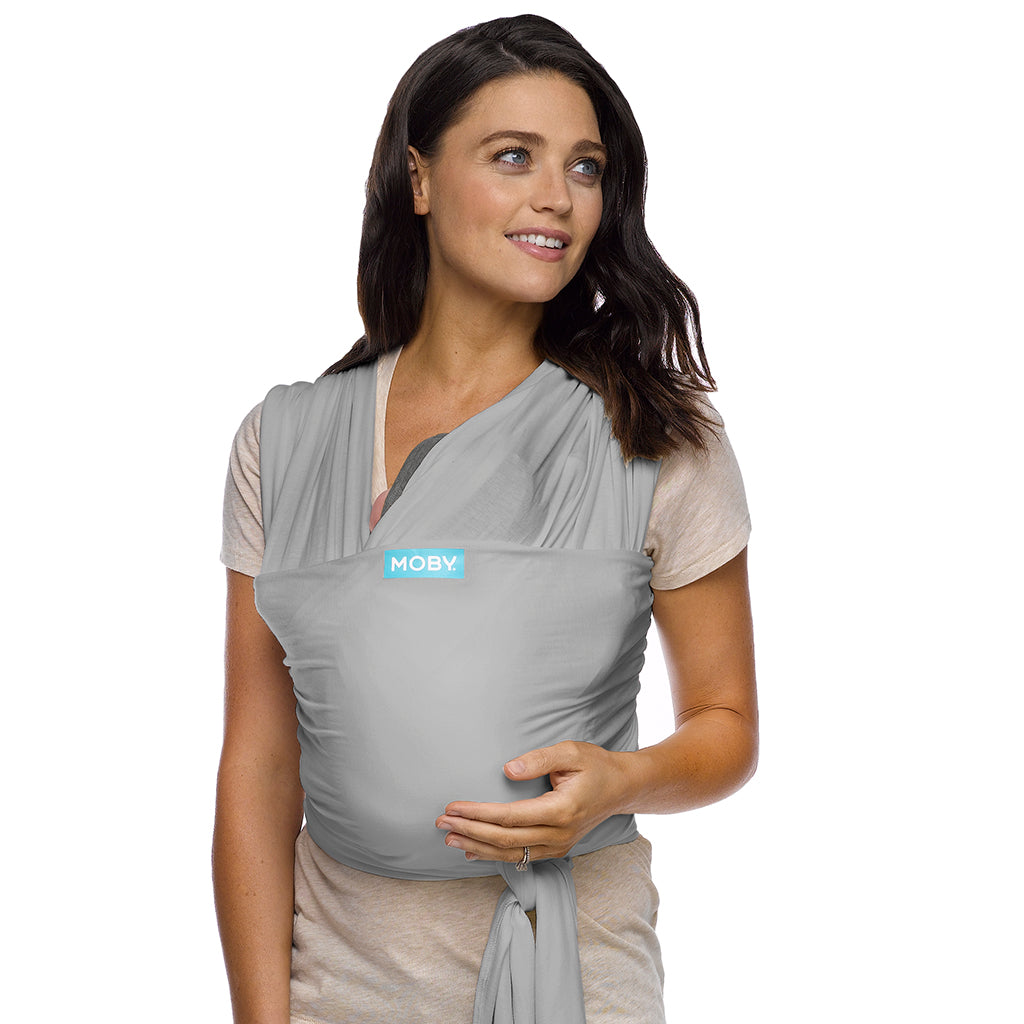 Classic Wrap Baby Carrier Stone Grey – Moby Wrap