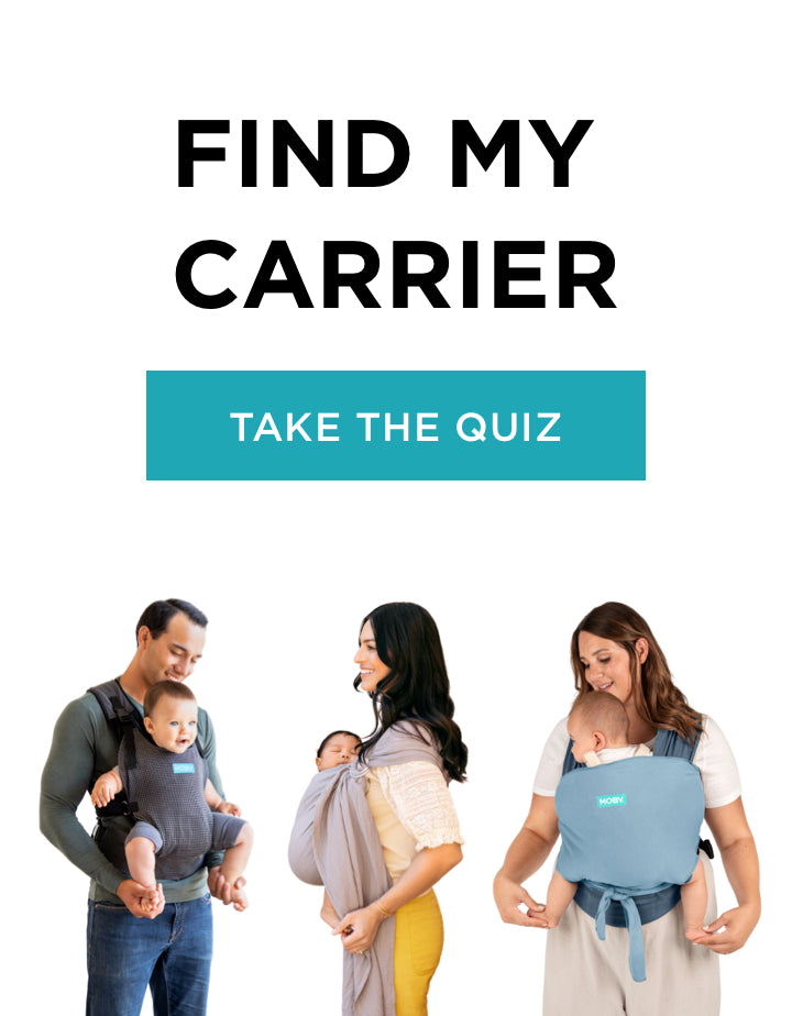 find my carrier quiz, click to take a quiz to select the best moby wrap carrier for you