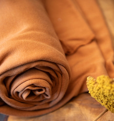 orange fabric material