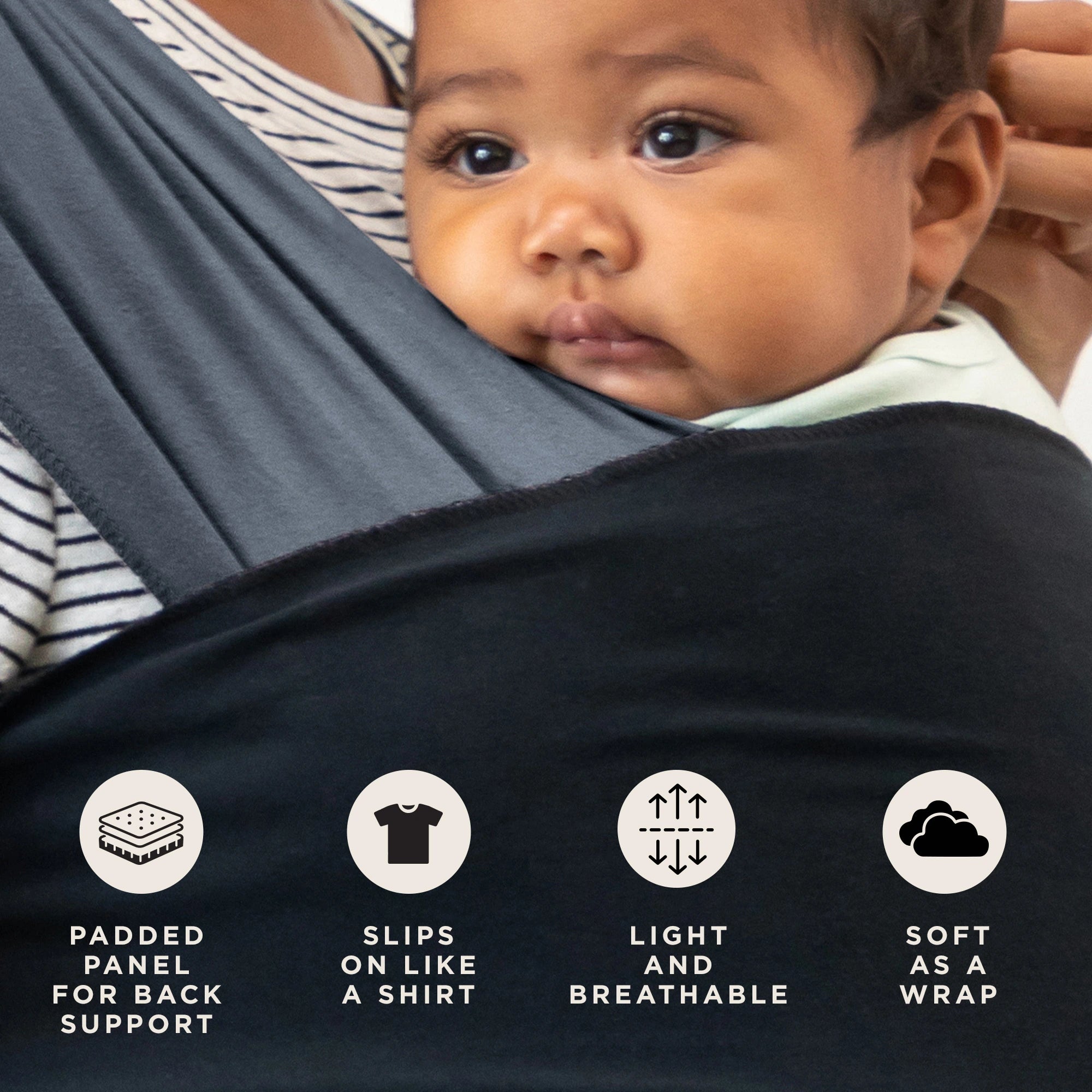 Easy baby top wrap carrier