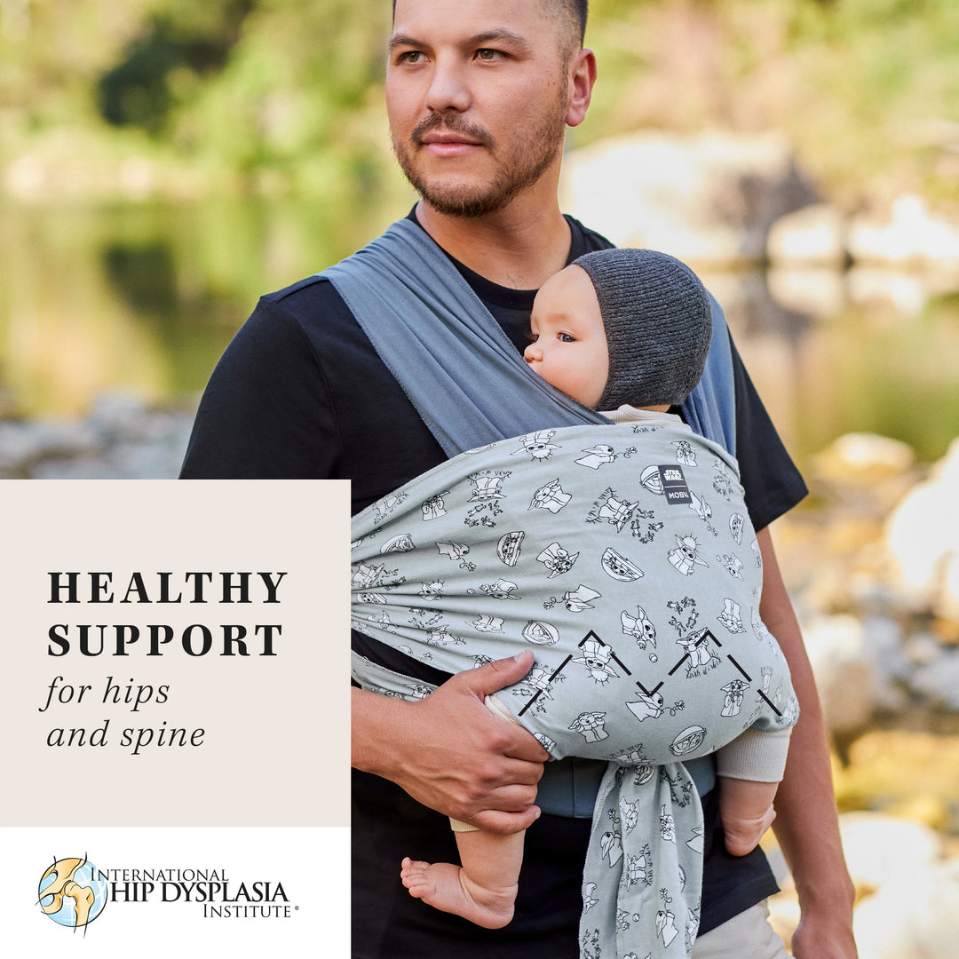 easy-wrap healthy support for hips and spine certified by international hip dysplasia institute