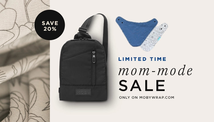 save 20% for a limited time. mom-mode sale only on mobywrap.com