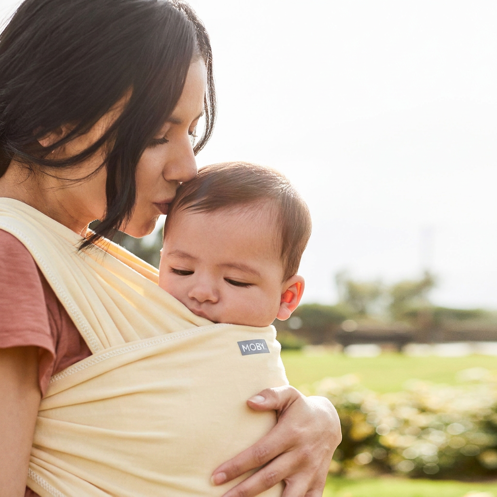 True Wrap Baby Carrier - Barely Butter