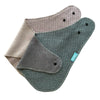 Waffle Knit Bib 2 Piece Set Waffle Knit Bib 2 Piece Set
