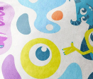 Moby Featherknit Wrap - Disney & Pixar's Monster Mash-up