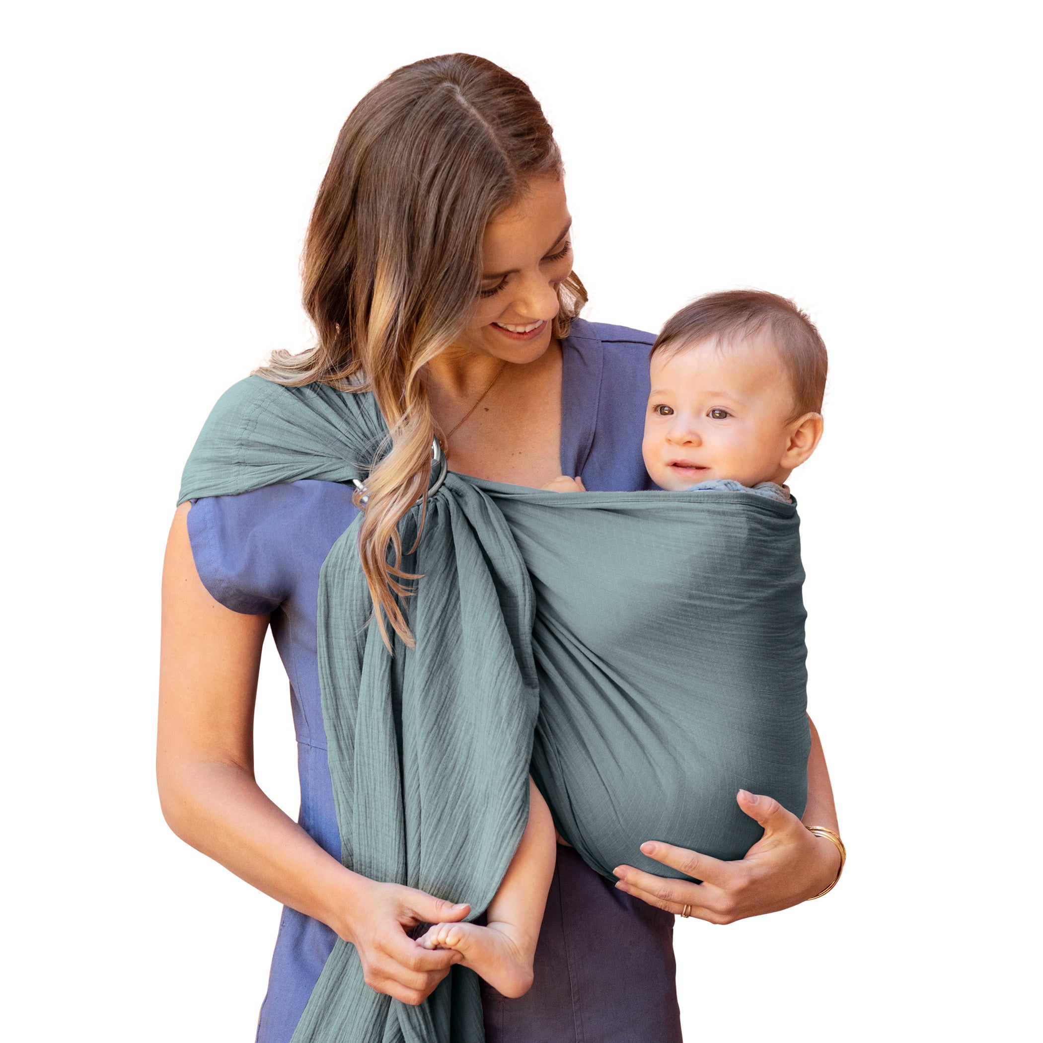 MOBY Ring Sling - Fern-Baby Slings-Moby Wrap