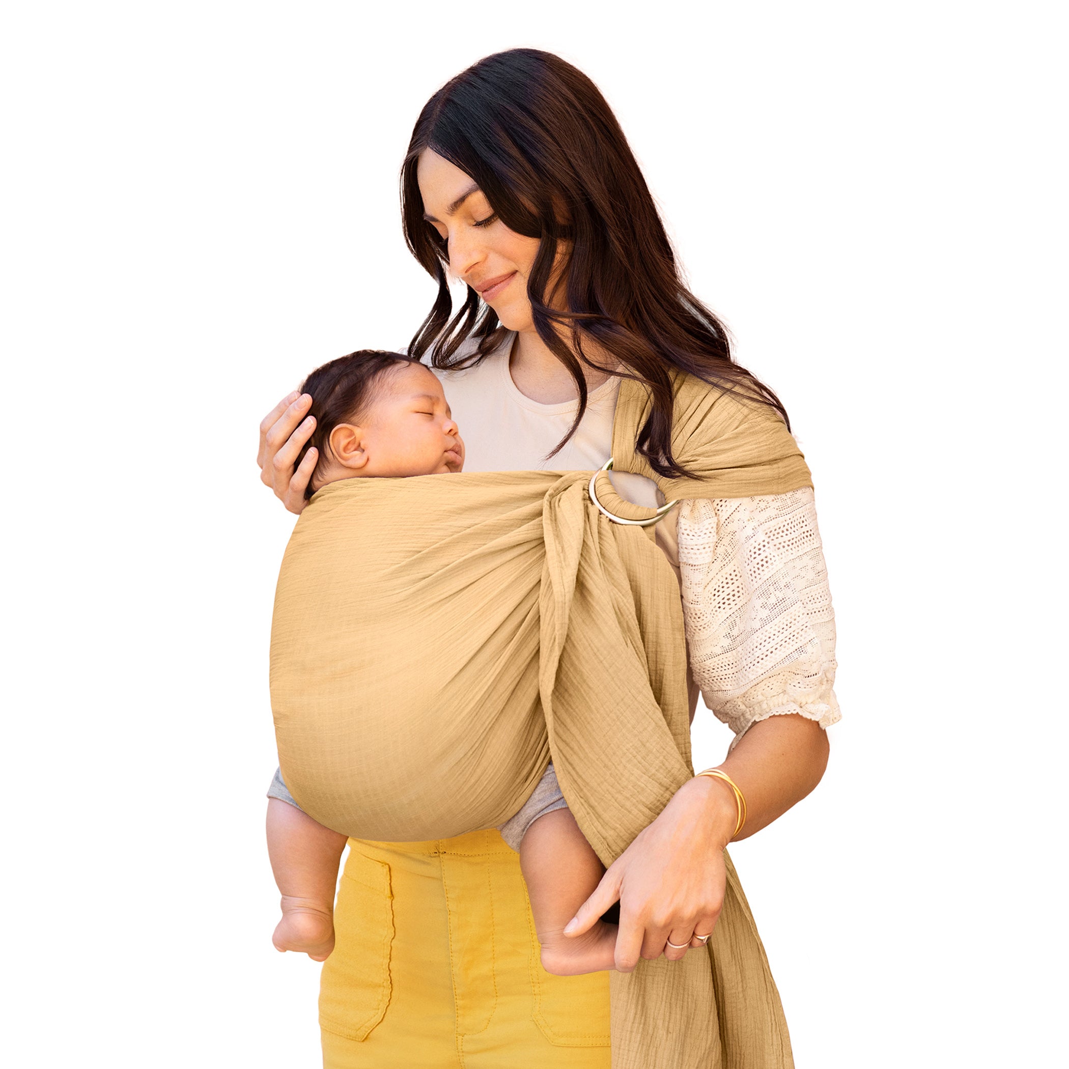 MOBY Ring Sling - Saffron-Baby Slings-Moby Wrap