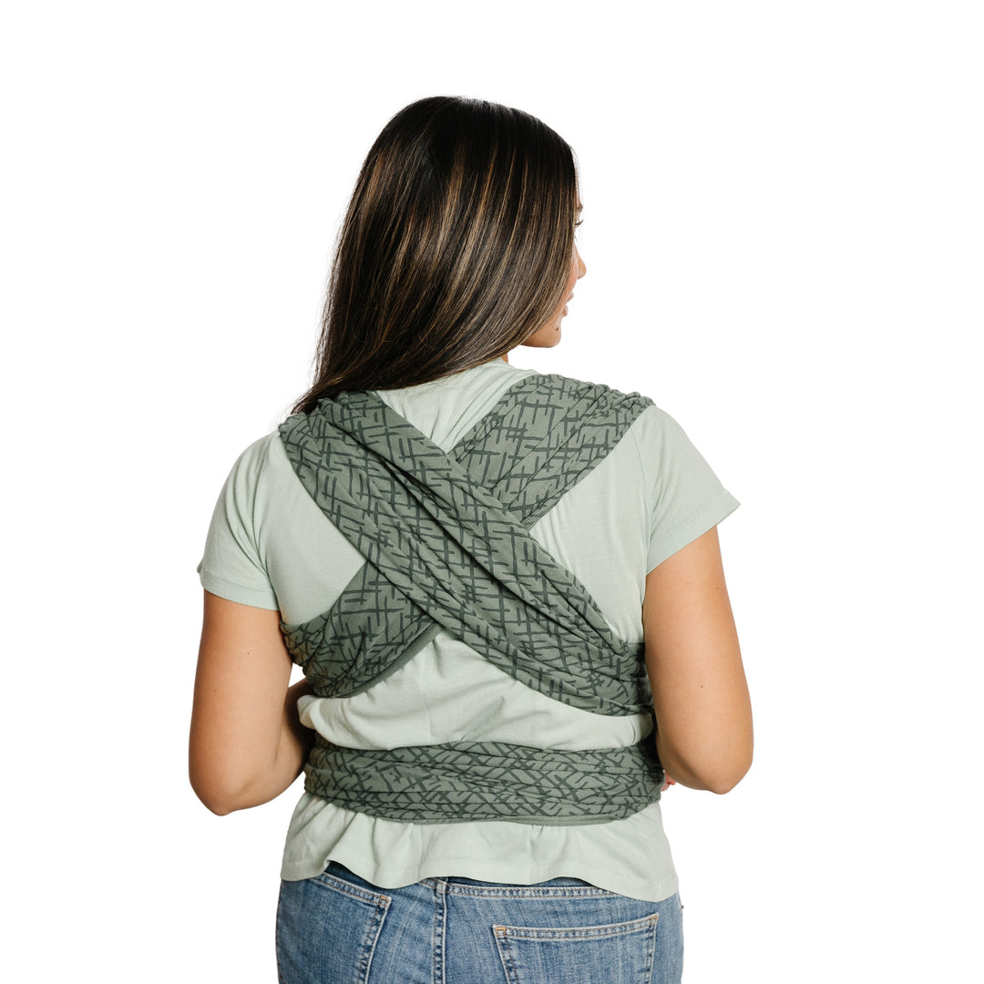 Classic Wrap Baby Carrier in Olive Etch-Moby Wrap