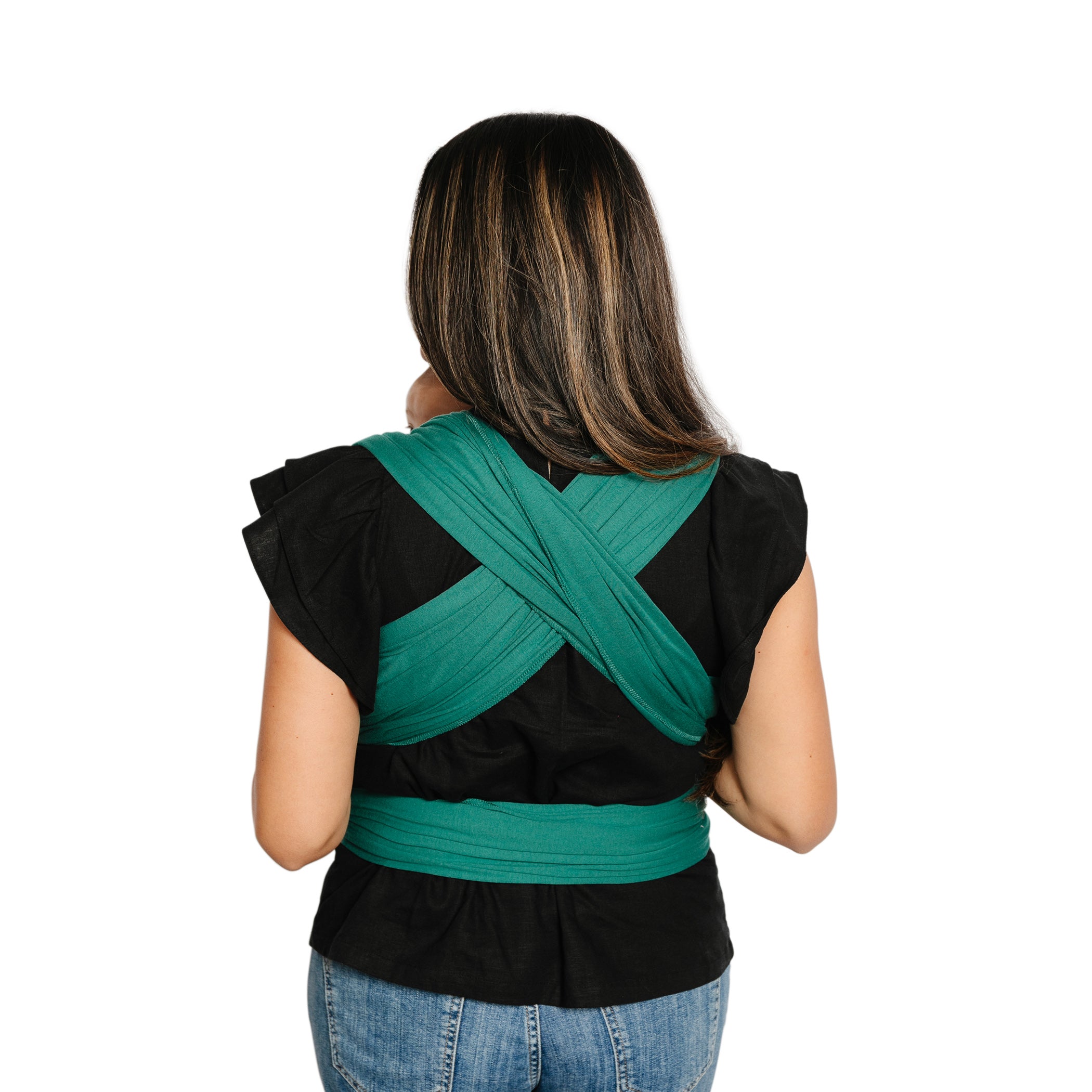 Evolution Wrap Baby Carrier in Emerald-Moby Wrap