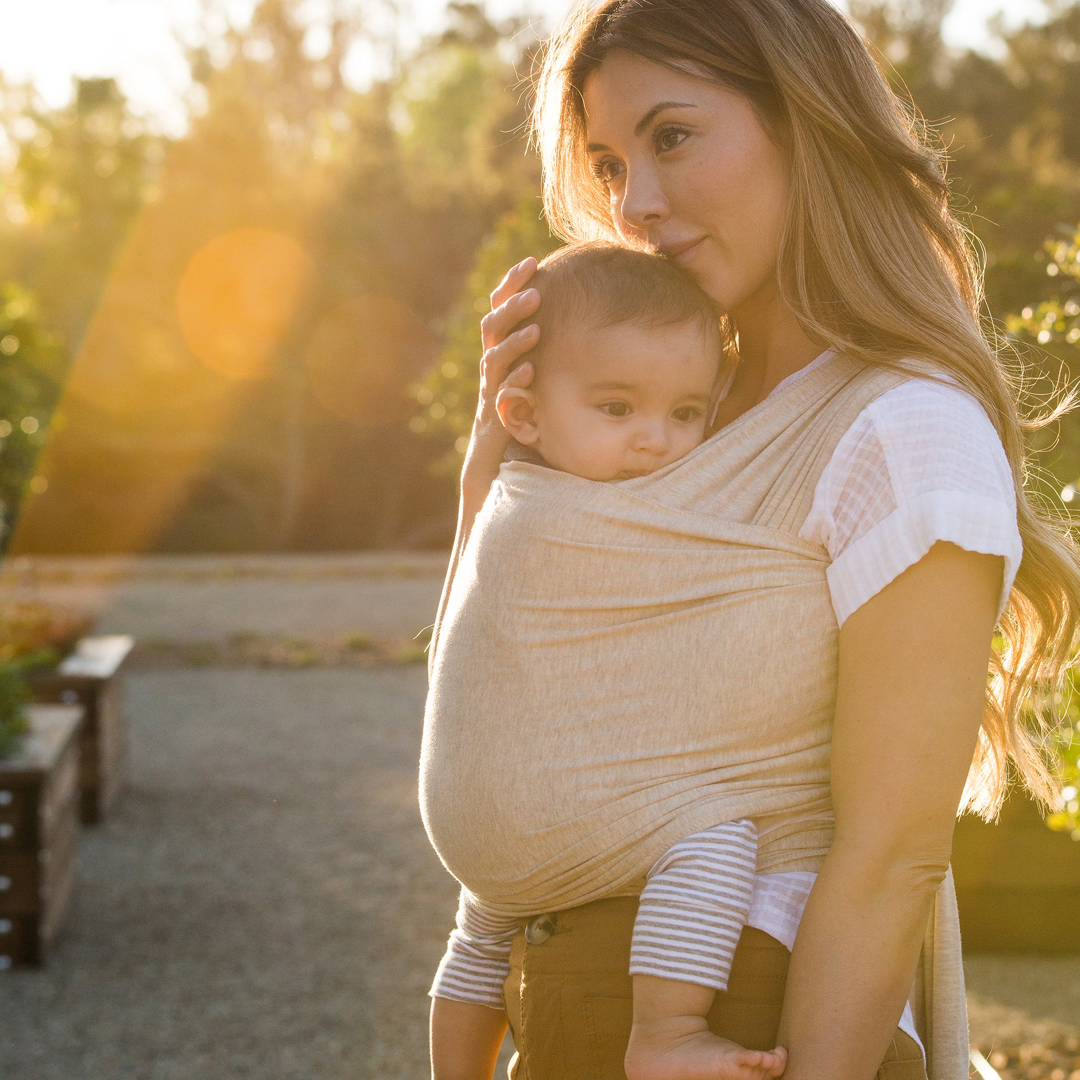 MOBY Wrap Evolution - Almond-Baby Wraps-Moby Wrap