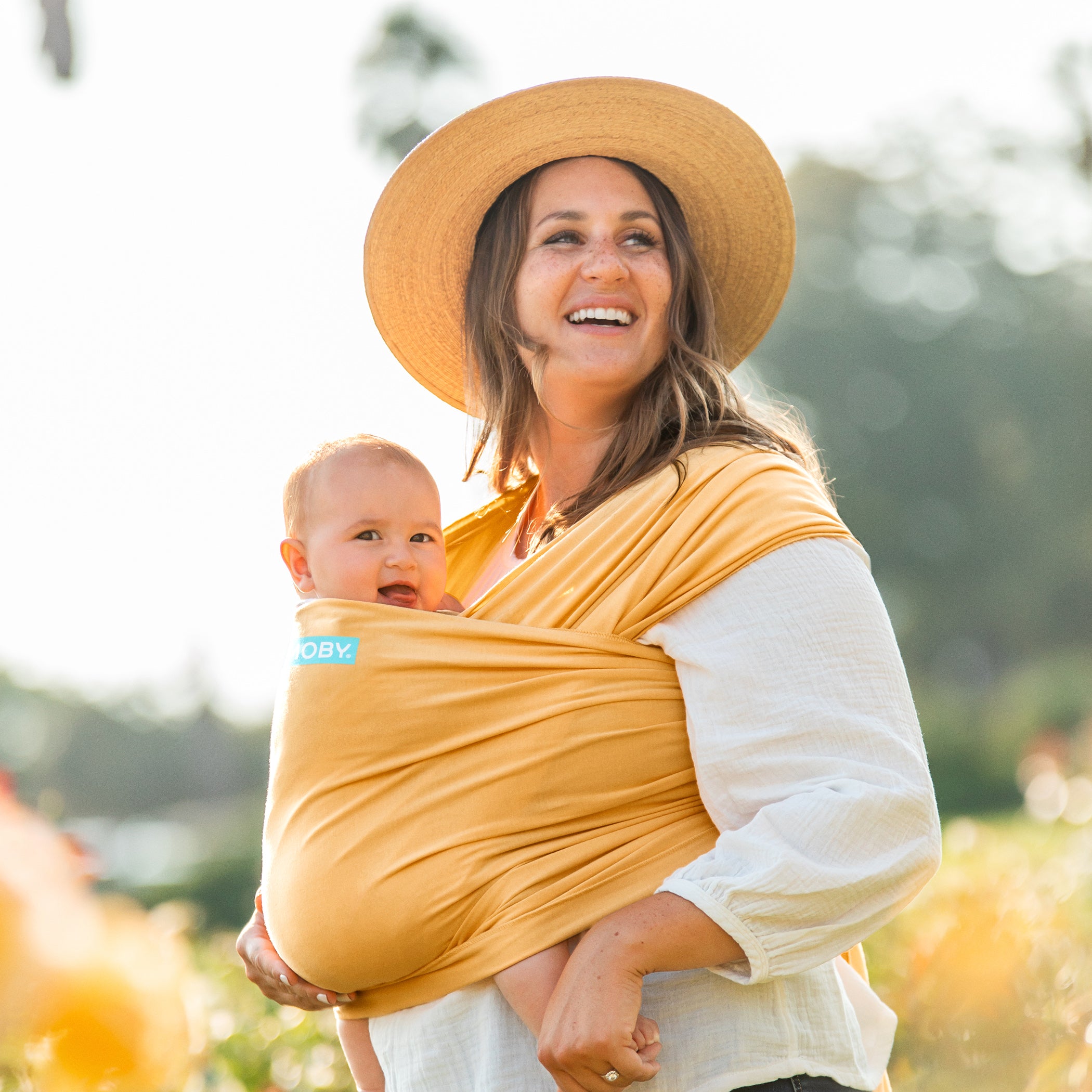 Classic Wrap Baby Carrier in Marigold-Moby Wrap