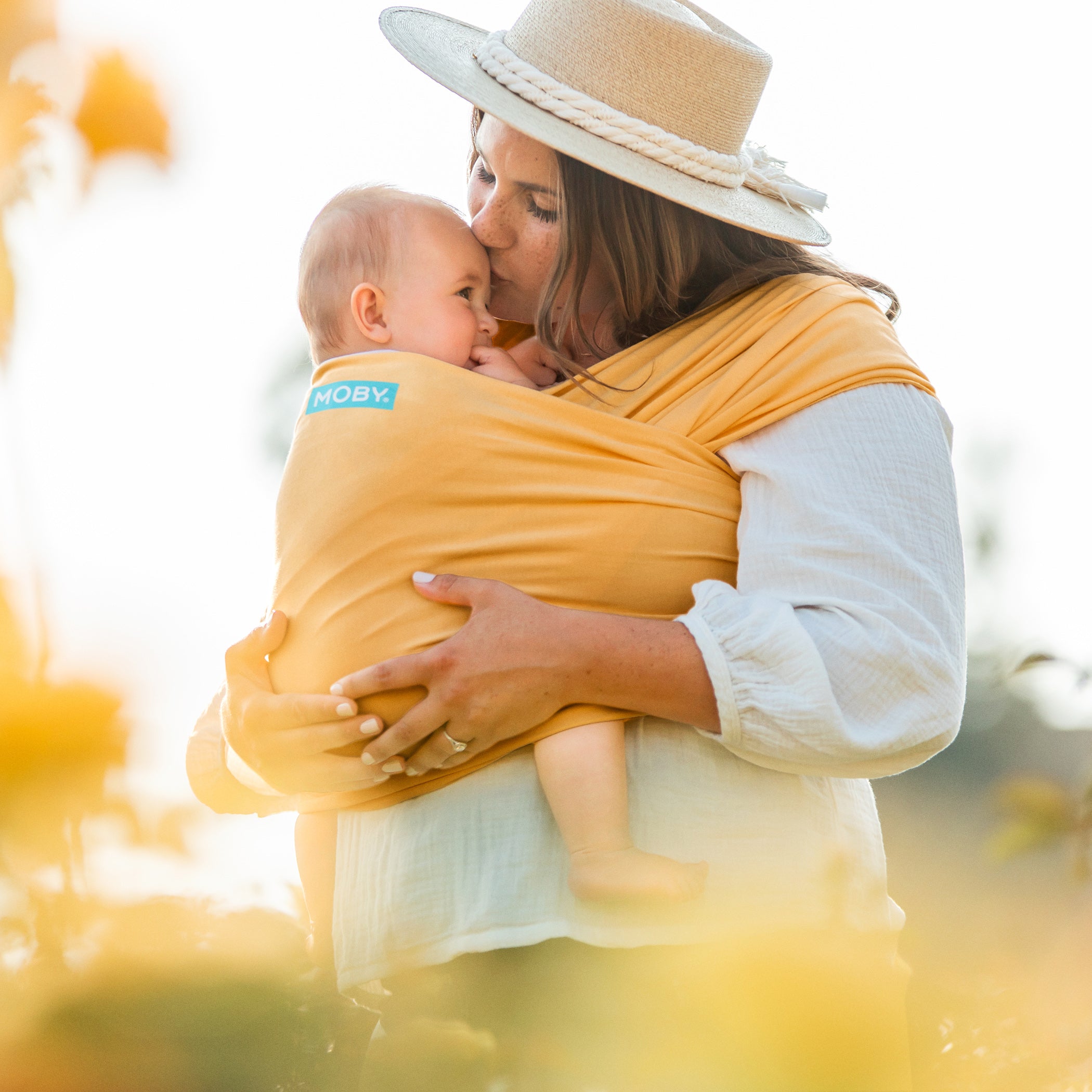 Classic Wrap Baby Carrier in Marigold-Moby Wrap