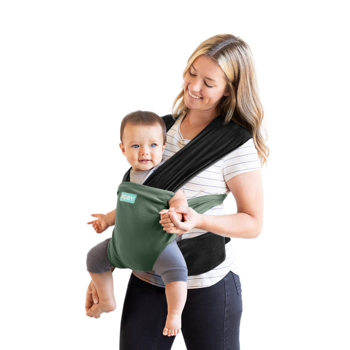 Easy-Wrap Carrier - Olive/Onyx-Baby Carriers-Moby Wrap