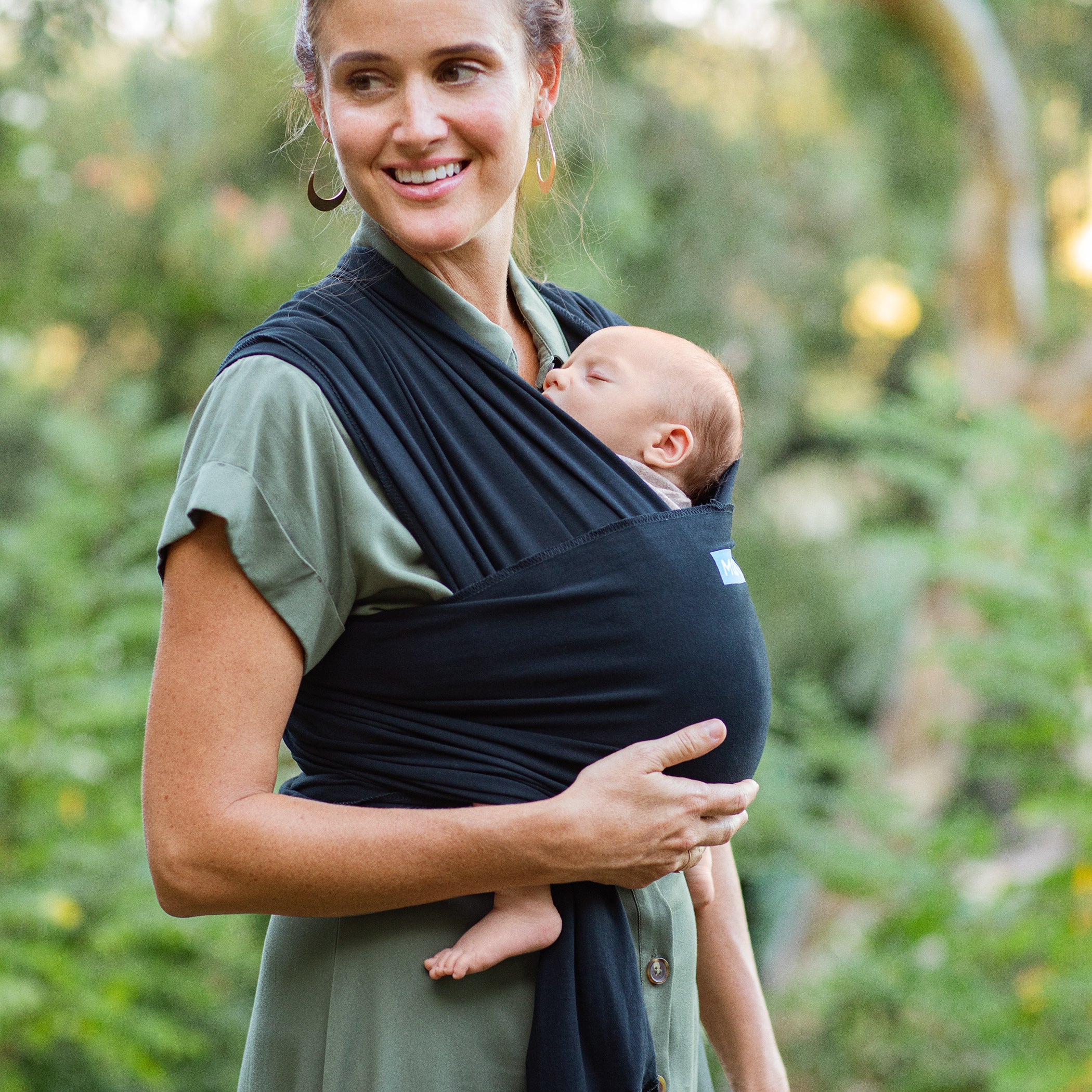 Petunia Pickle Bottom for Moby Wrap Baby Carrier in Terrazzo Black