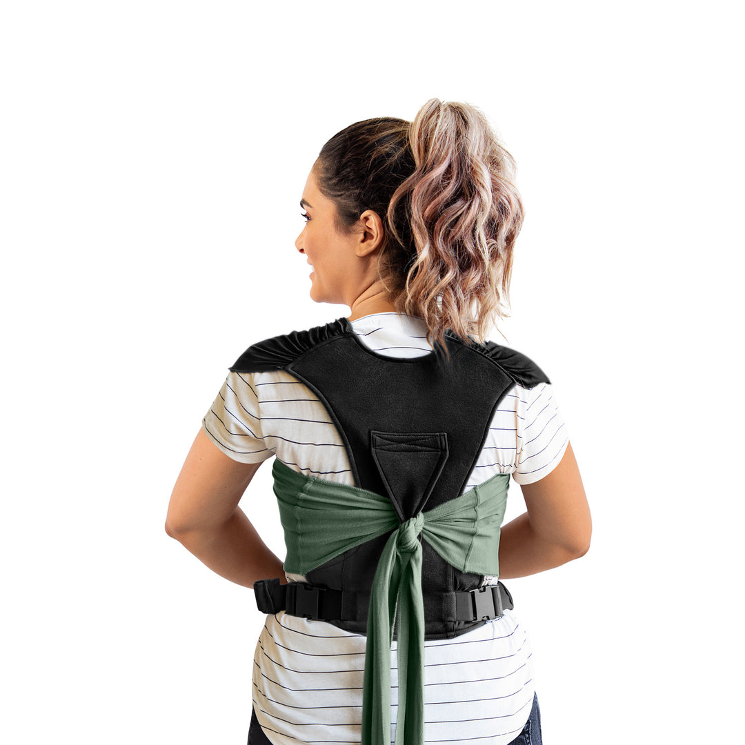 Easy-Wrap Carrier - Olive/Onyx-Baby Carriers-Moby Wrap