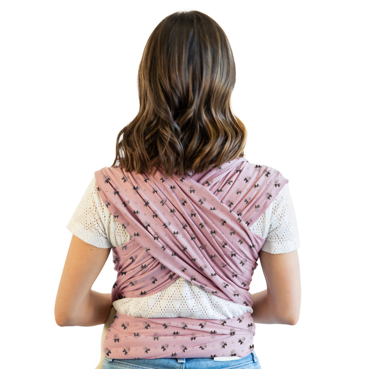 Moby Wrap Featherknit Baby Wrap Carrier - Mod Minnie Mouse-Moby Wrap