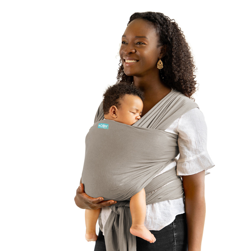 Classic Wrap Baby Carrier Stone Grey – Moby Wrap
