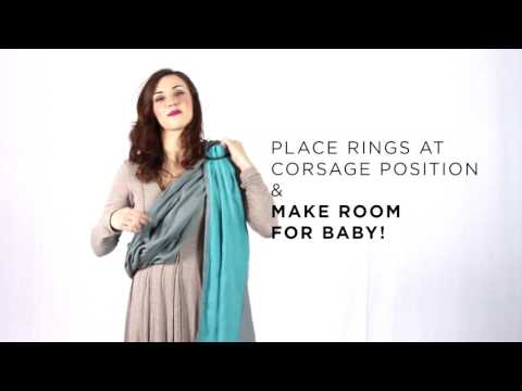 Ring Sling Double Gauze - Rose